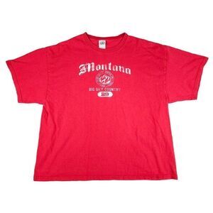 Vintage Montana T Shirt Mens Size 2XL Y2K Big Sky Country Travel Destination